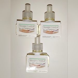 Yankee Candle 3x COCONUT BEACH Scent Plug In Refills NWT